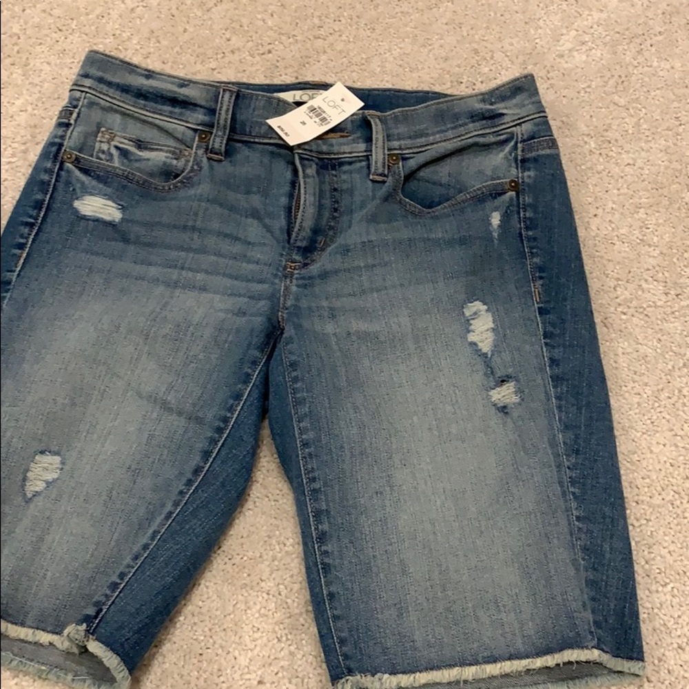 NWT Ann Taylor Loft Jean Shorts